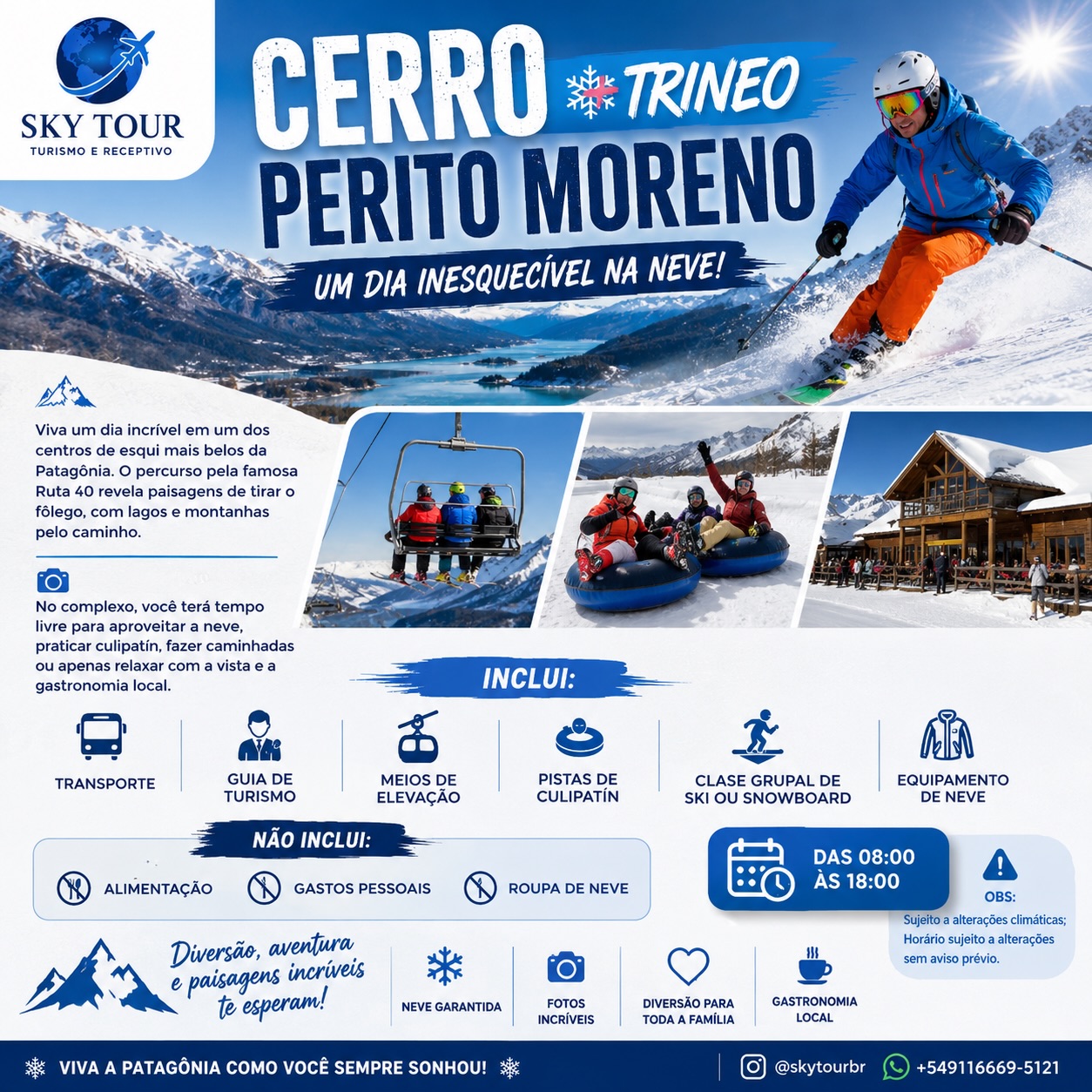 Passeio Cerro Tronador e Ventisquero Negro